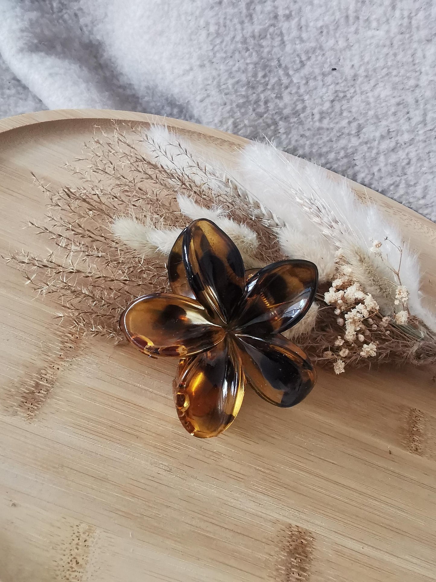 Pince à cheveux léopard