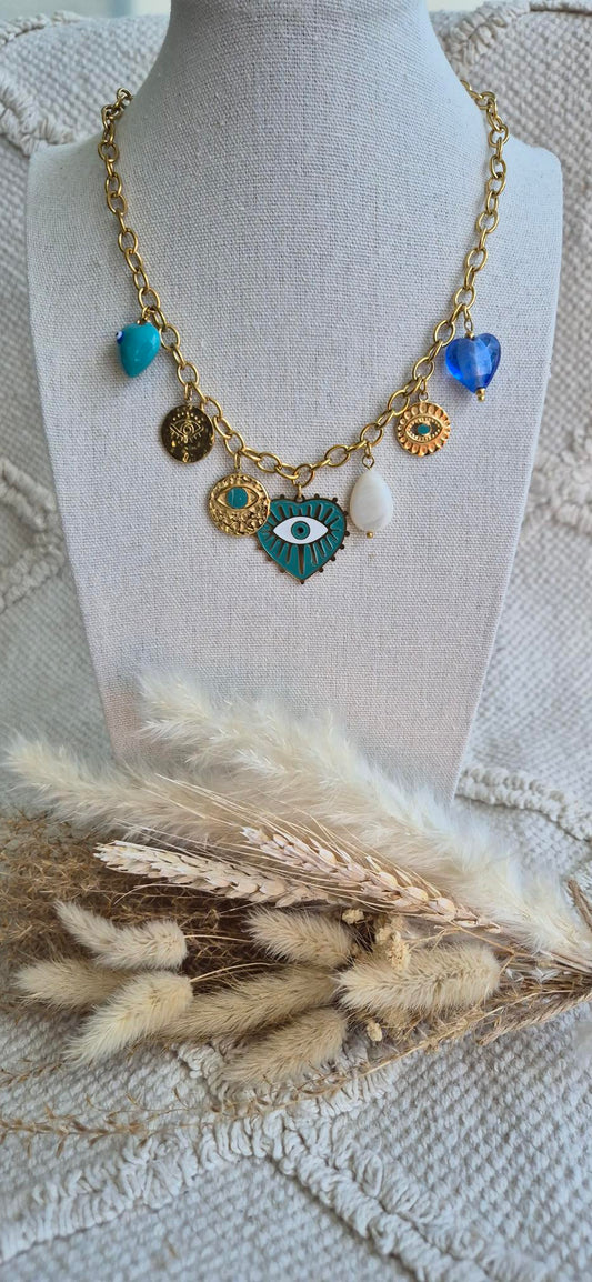 Collier BLUE EYES