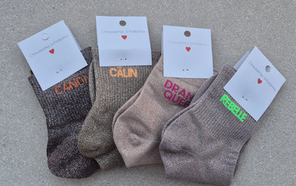 Chaussettes à paillettes