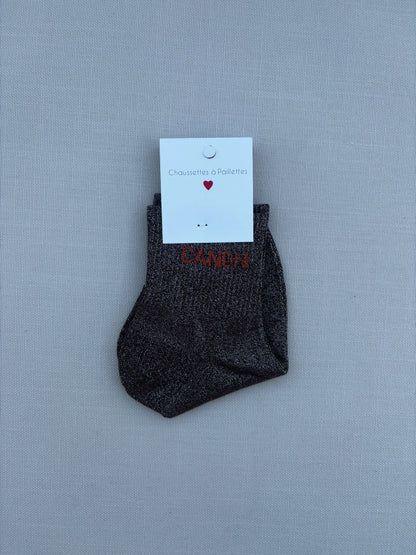 Chaussettes à paillettes