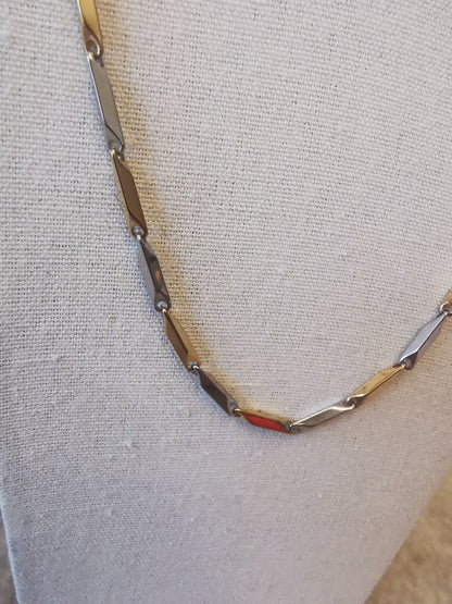 CHAINE EPIS OR ET ARGENT